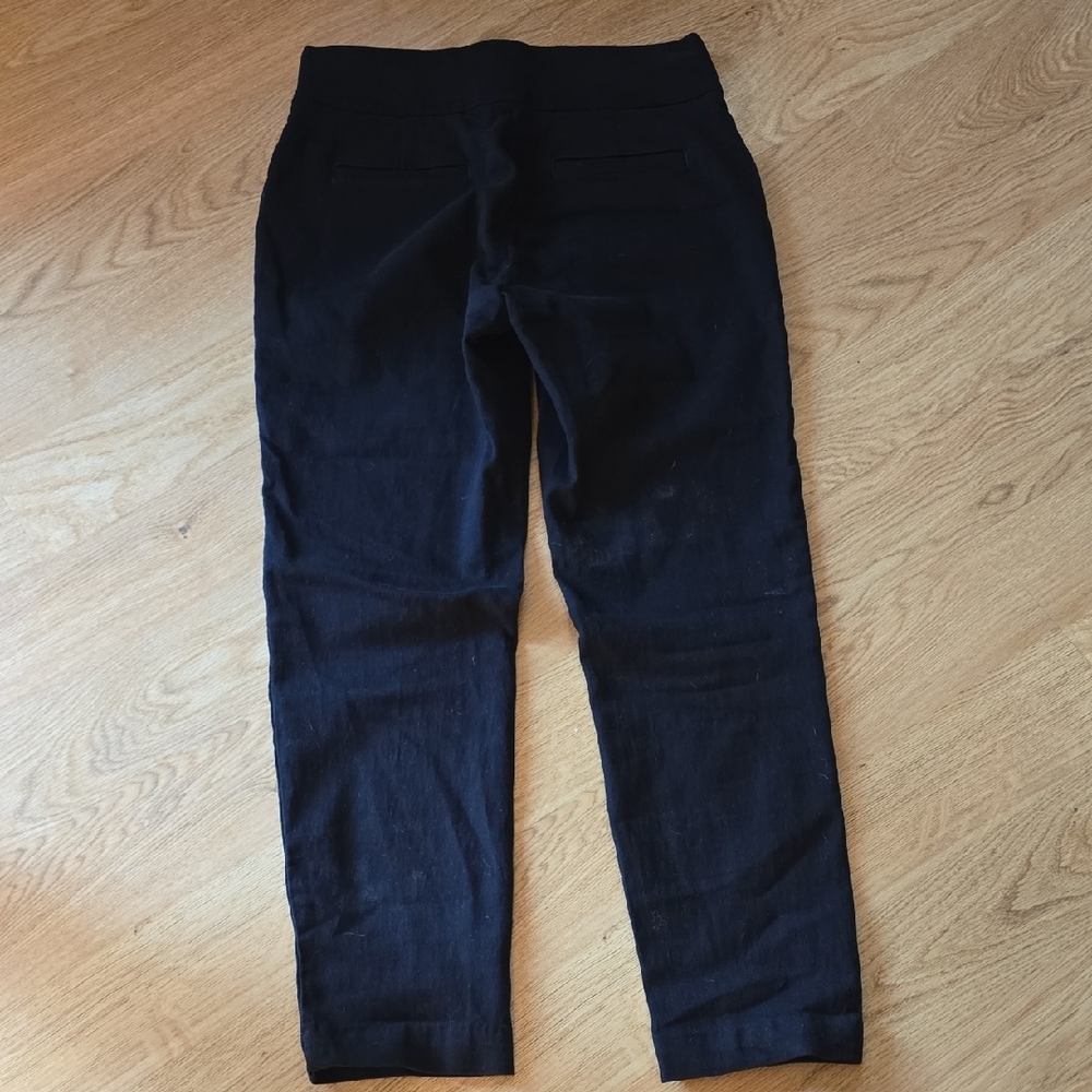 St John's Bay Black Chino Ankle Length Sz 4